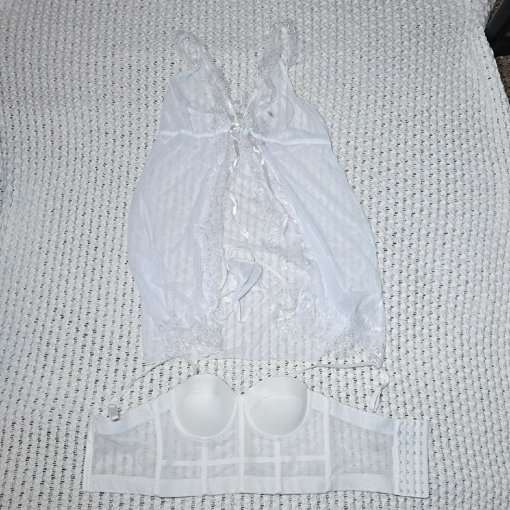 AvidLove Bralette And Lace Lingerie Set